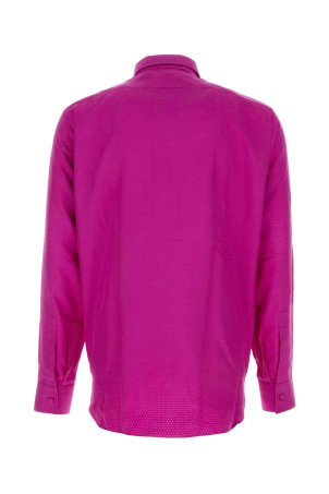 PERFORATED DOT SILK TWILL CLASSIC FIT SHIRT TOM FORD (HRVF01S0274)