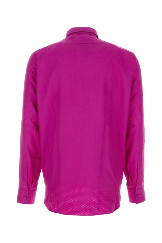 PERFORATED DOT SILK TWILL CLASSIC FIT SHIRT TOM FORD (HRVF01S0274)