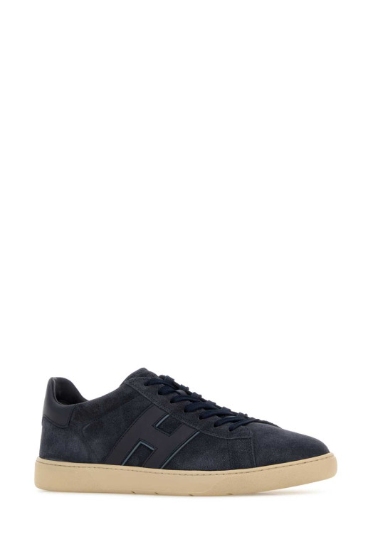 Navy blue suede sneakers HOGAN (HXM6470FY8TUHO)