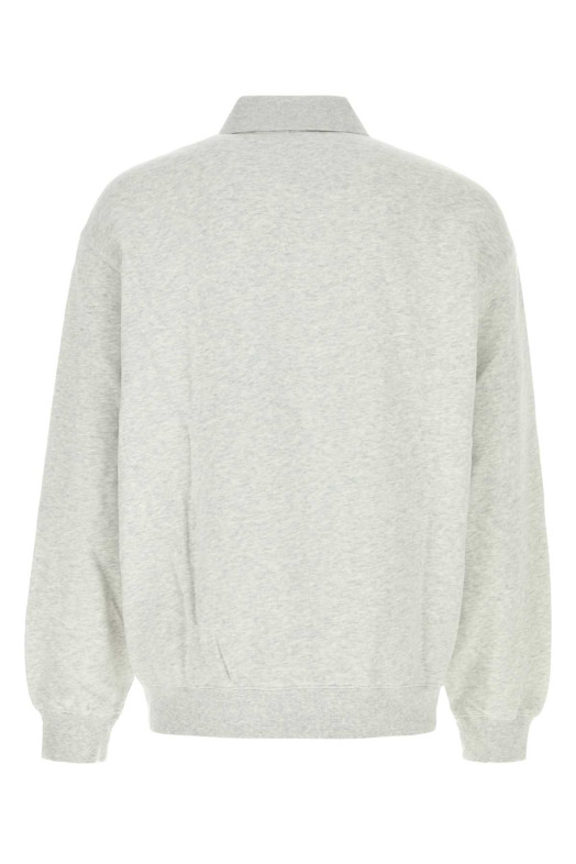 Melange grey cotton WIP Label Polo Sweat CARHARTT WIP (I036349)