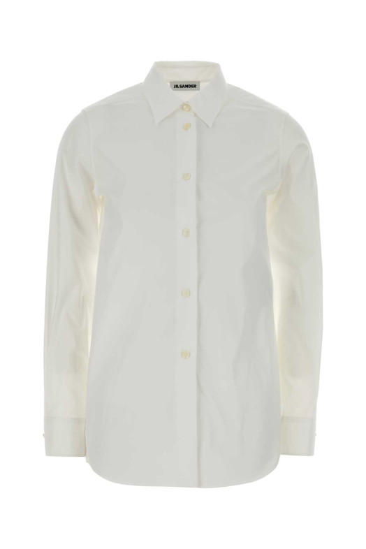 White poplin shirt White JIL SANDER (J03DL0222J45342)