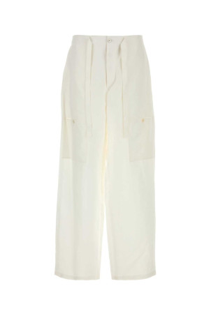 White linen cargo pant Multicolor JIL SANDER (J47KA0295J65348)