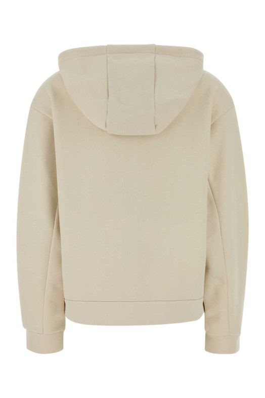 Ivory cotton blend oversize sweatshirt MONCLER (L10938G00019899RB)