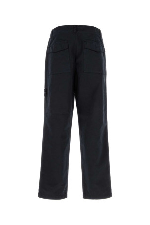 Midnight blue cotton blend pant Black STONE ISLAND (L1S153100016S0F36)