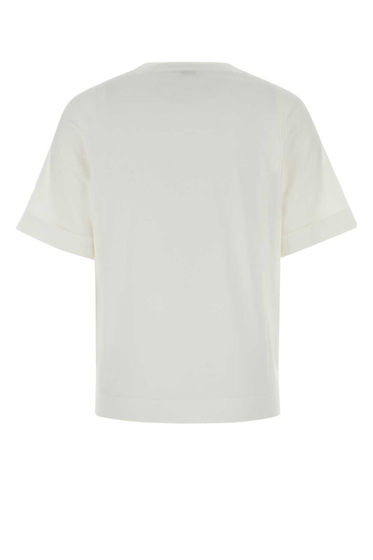 White cotton t-shirt BRUNELLO CUCINELLI (M0T81BZ100)