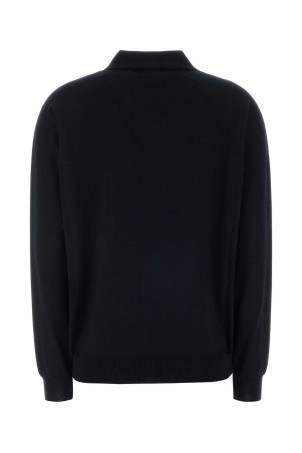 Midnight blue wool polo shirt MIU MIU (MML05JSOOO16WJ)