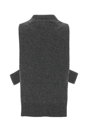 Dark grey cashmere vest MIU MIU (MMV380SOOO19RL)