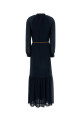 Navy blue crepe shirt dress Blue MICHAEL BY MICHAEL KORS (MS682CM7R3)