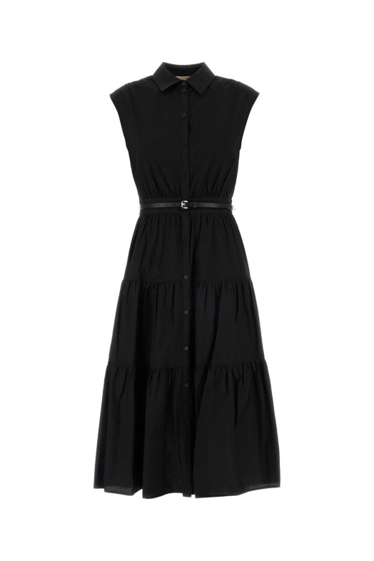 Black poplin dress Black MICHAEL BY MICHAEL KORS (MS683I5KLZ)