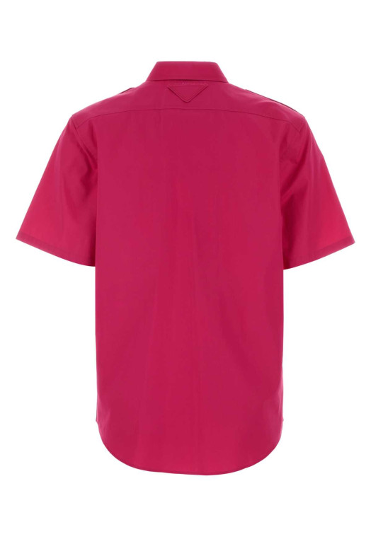 Fuchsia poplin shirt PRADA (P432JSOOO1XV2)