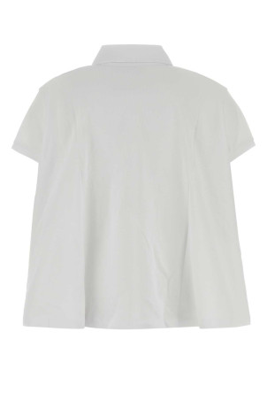 White piquet polo shirt White LOEWE (S359Y23XAP)