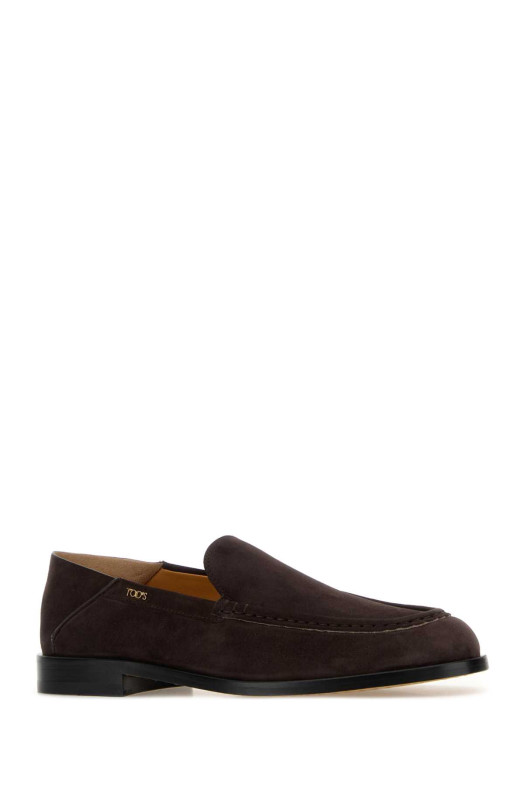Dark brown suede loafers TOD'S (XXW07M0KJ20HR0)