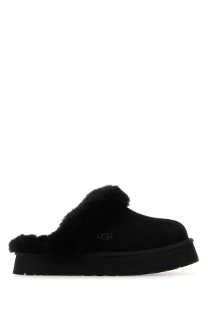 Black suede Disquette slippers Black UGG (1122550)