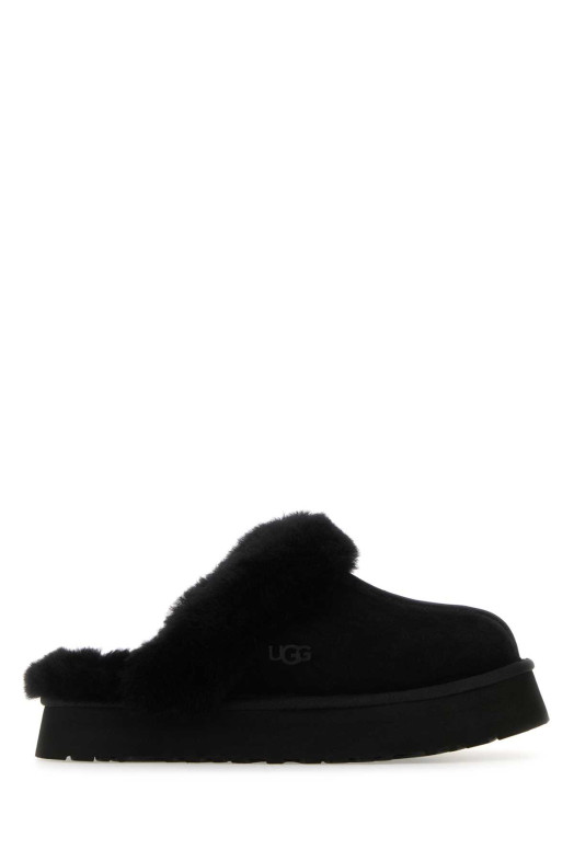 Black suede Disquette slippers Black UGG (1122550)
