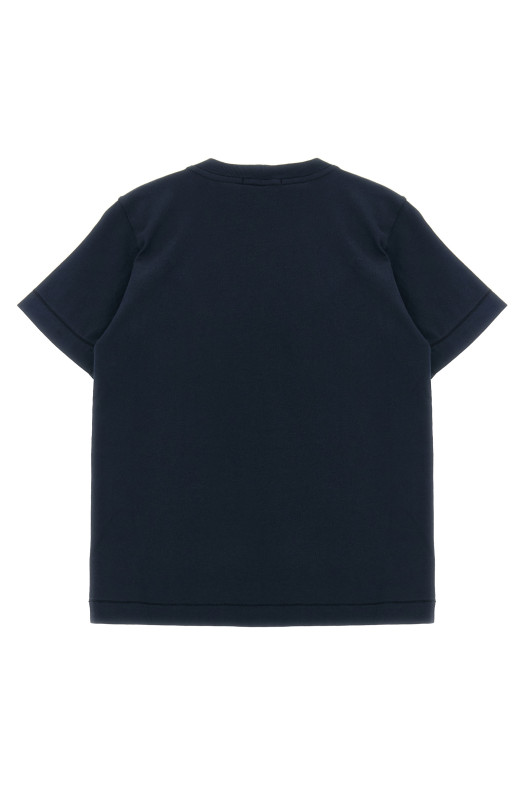 'Compass' logo T-shirt Blue