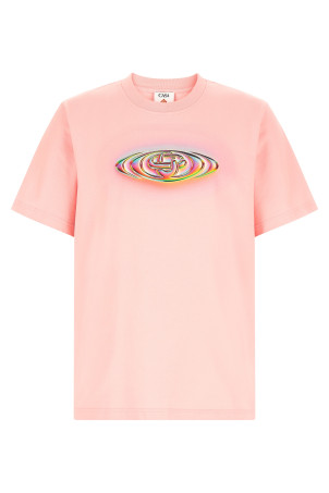 Martin Naumann 'Glass Logo' T-Shirt Pink