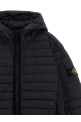 Hooded down jacket Black
