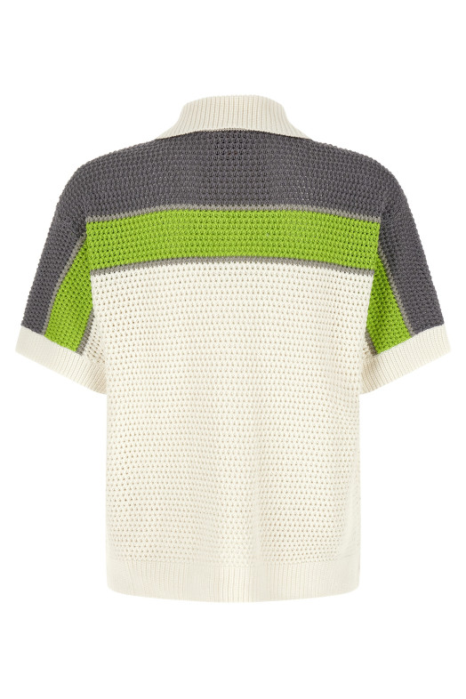 'Stripe Crochet' shirt Multicolor