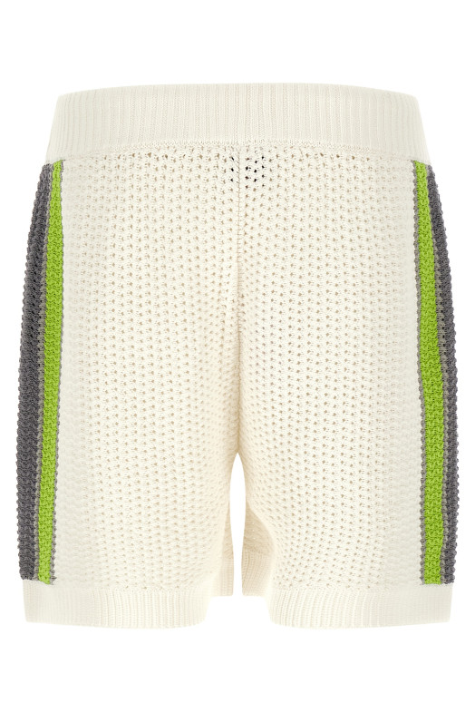 'Stripe Crochet' bermuda shorts Multicolor