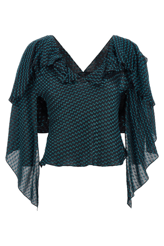 'Plexus' blouse Blue