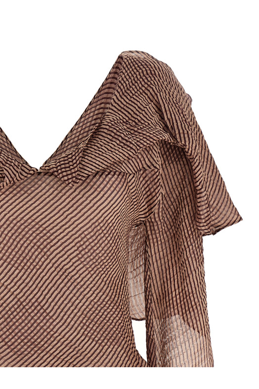 'Plexus' blouse Bordeaux