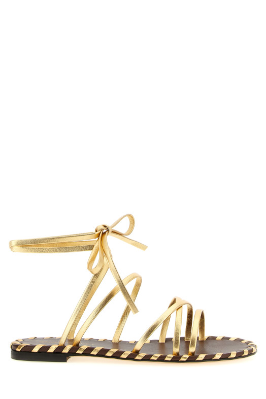 Nappa sandals Gold