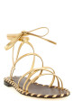 Nappa sandals Gold