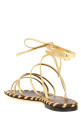 Nappa sandals Gold