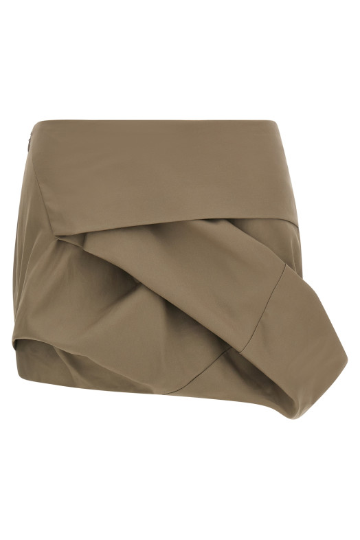 'Structured' skirt Gray