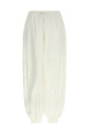 Balloon pants White