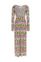 Zig zag lace dress Multicolor