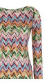 Zig zag lace dress Multicolor