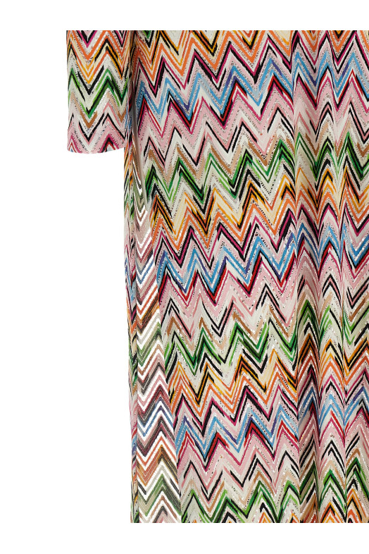 Zig zag lace dress Multicolor