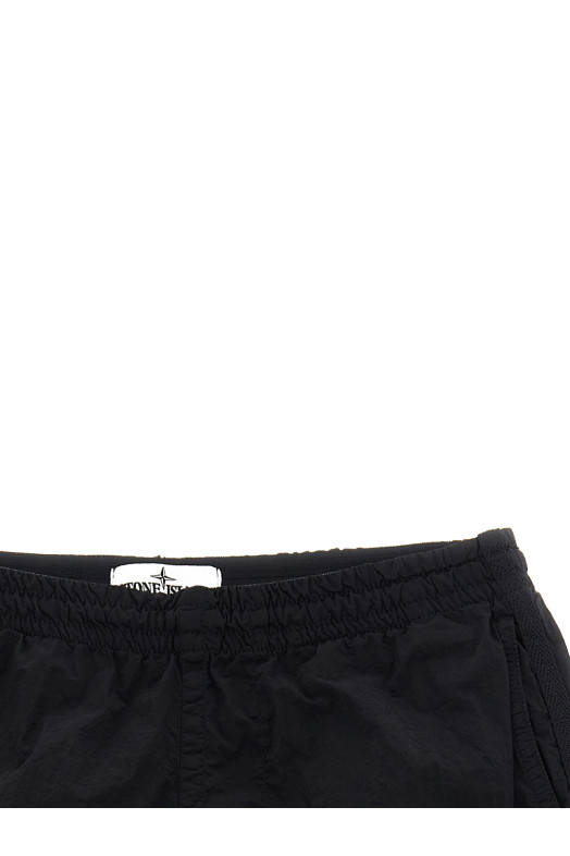 'Compass' logo swimsuit Black