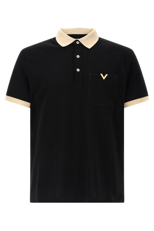 Valentino Garavani 'Valentino' polo shirt Black