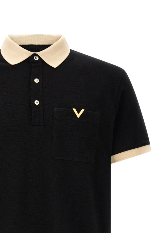 Valentino Garavani 'Valentino' polo shirt Black