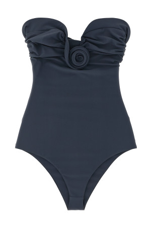 '05' one-piece swimsuit Gray