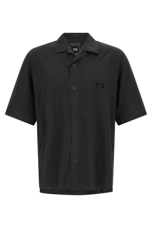 Vinyl logo shirt Black