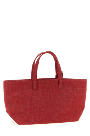 Small 'Le Drummer Toile' shopping bag Red