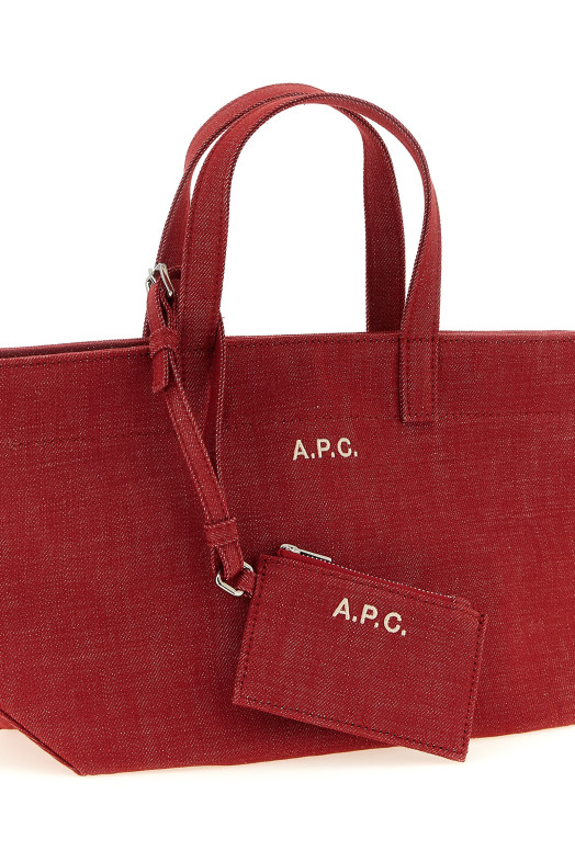 Small 'Le Drummer Toile' shopping bag Red