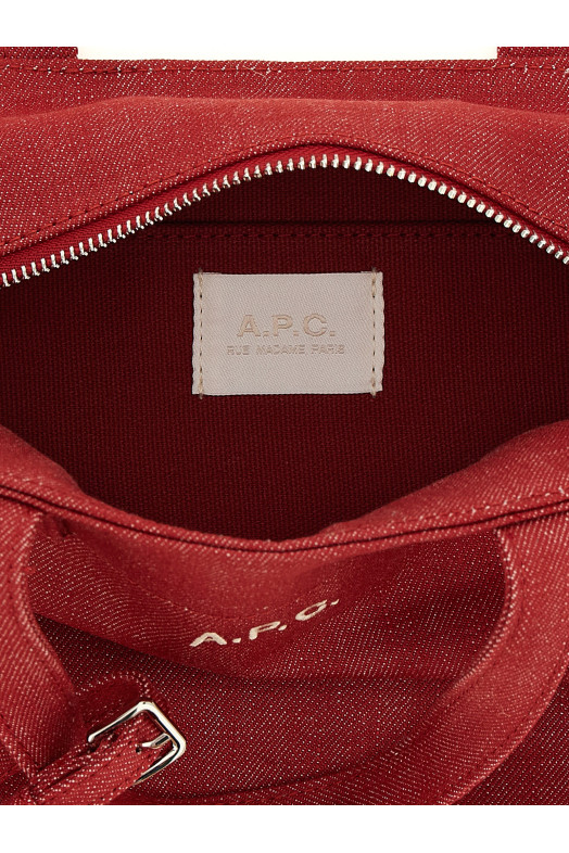 Small 'Le Drummer Toile' shopping bag Red