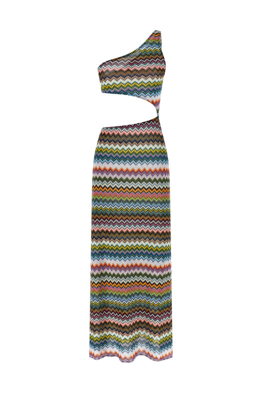 Knitted Swimwear Cover Up Multicolor