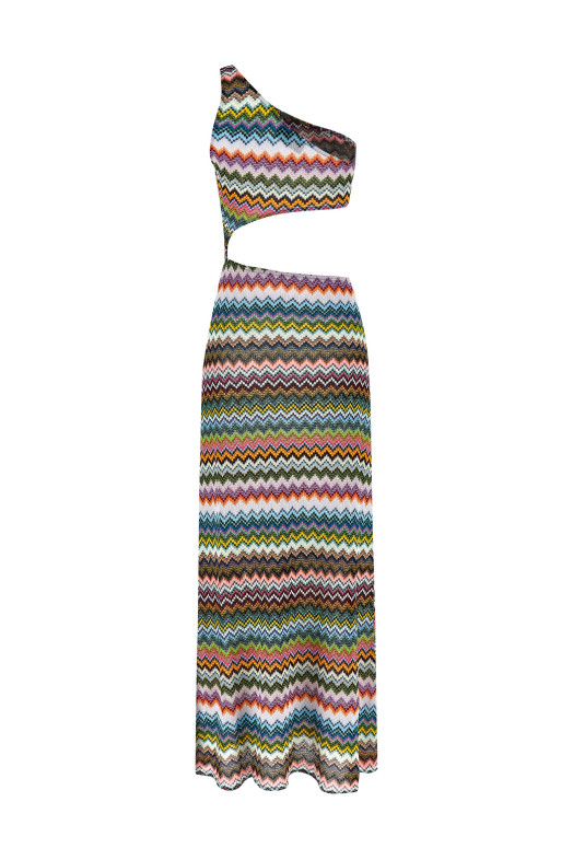 Knitted Swimwear Cover Up Multicolor