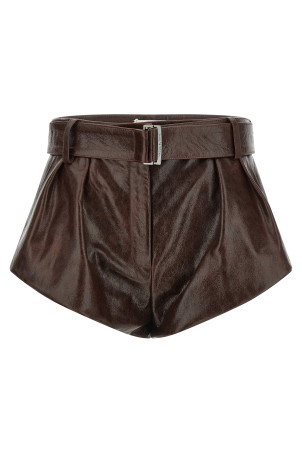 '22' shorts Brown