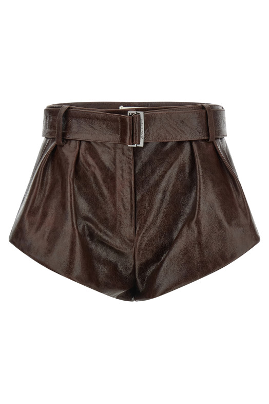 '22' shorts Brown