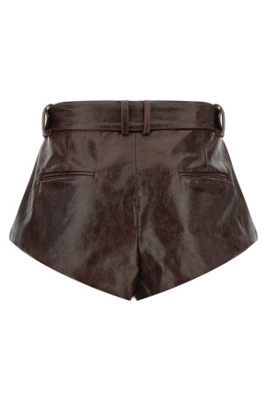 '22' shorts Brown