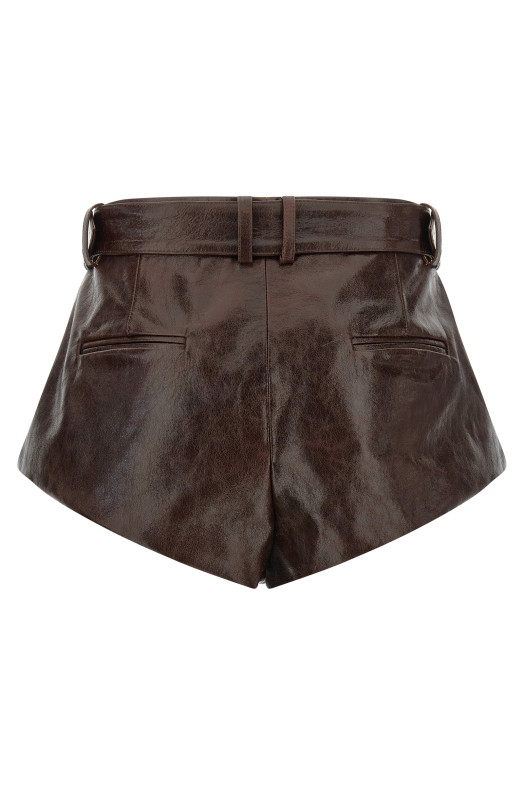 '22' shorts Brown
