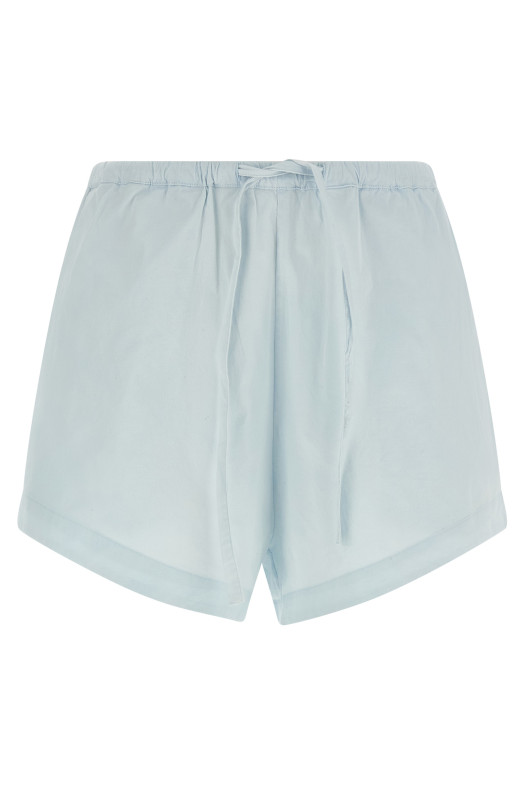 Poplin shorts BLUE