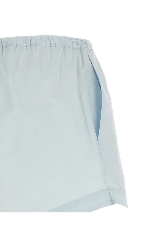 Poplin shorts BLUE