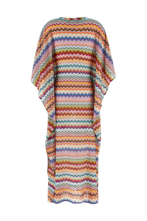 Zigzag knit dress Multicolor